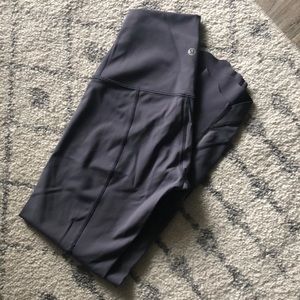 Lululemon wunder under scalloped w mesh detail crop